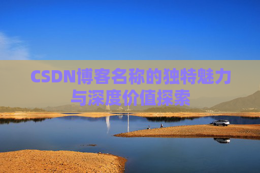 CSDN博客名称的独特魅力与深度价值探索